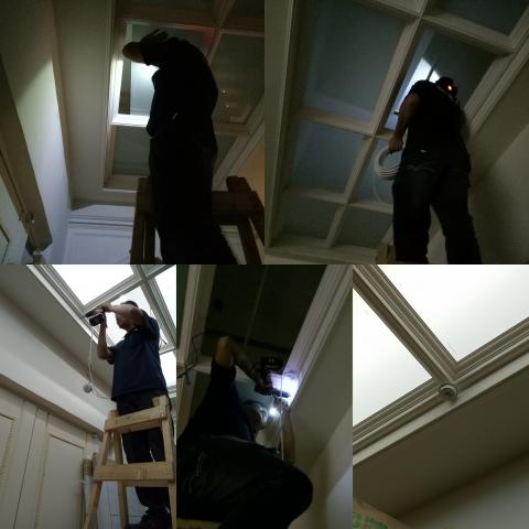 胡羽蝶 - 安裝感應燈