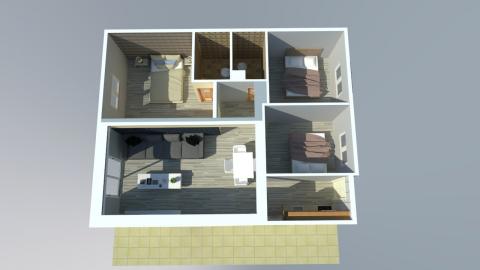 誼豐工程 - 電腦3D圖面，格局透視。