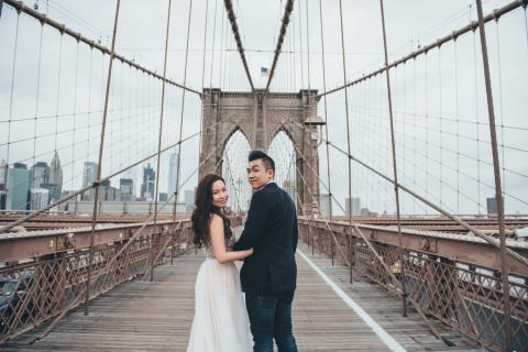 purefotography - 布魯克林大橋海外婚紗