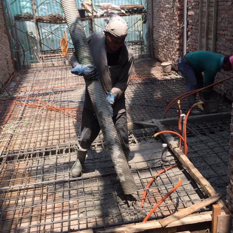 萬福房屋工程 - 房屋新建混泥土灌漿實錄