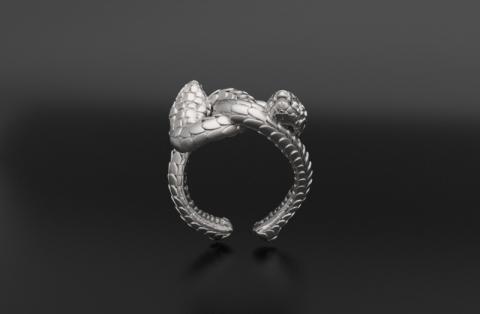 郭晉楓 - 3D模型蛇戒指彩現圖2