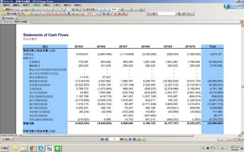 Gigi - 現金流量表