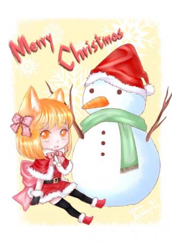 TachibanaRa - Q版聖誕卡