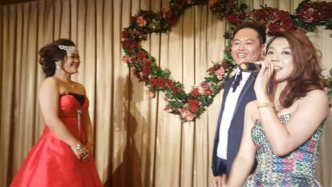 LOVE17愛一起 - 【婚宴主持】午宴-中壢 古華花園飯店(新人交杯酒)