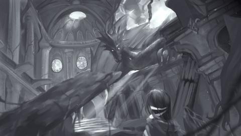 張昱仁Steve - 灰階插圖