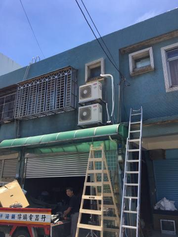 偉鎮電器行 - 桃園新屋冷氣施工照