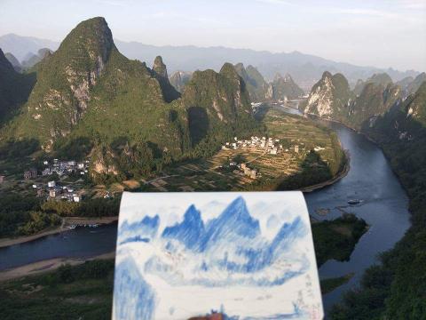 彩繪希望工作室 - 桂林山水速寫