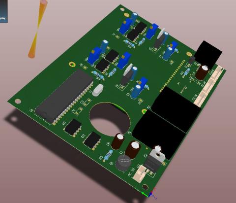 M.W Studio - PCB Layout 3D模擬圖