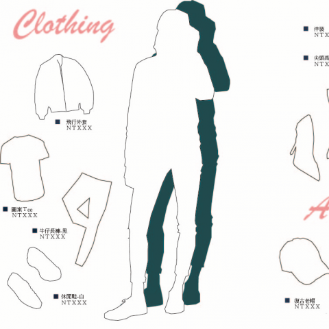 Lin Tzu Yu - 服裝雜誌DM