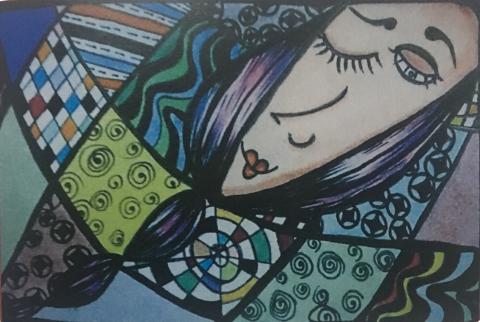 Freedom品牌形象設計 - 此為悠遊卡貼插畫設計