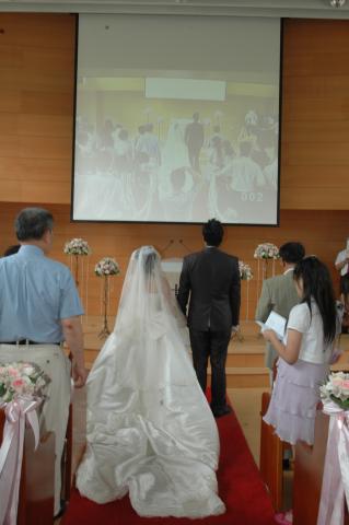 吳高樹 - 儀式開始前新郎新娘的背影