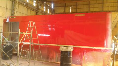 施憲甫 - 消防車外觀噴塗