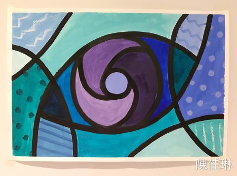 Mania International - 水彩分割與平塗兒童畫教學