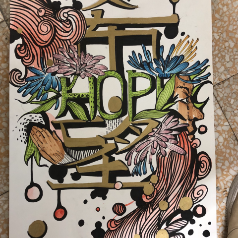 提供兒童美術班服務的專家吳佳翰