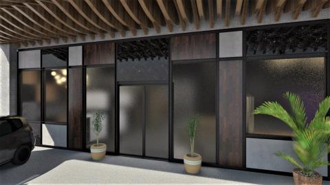 CHENCH 空間設計及3D繪製設計個人工作室 - 養生會館店面設計3D示意圖