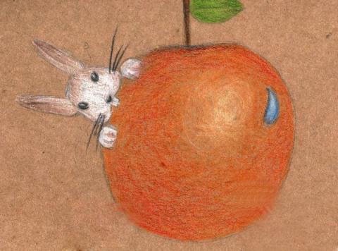 浴巾 - 手繪插圖