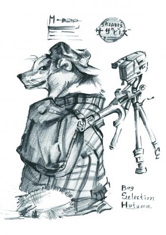 Nico Studio - 扁筆素描插畫