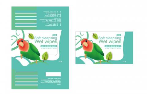 何涴婷 - 濕紙巾袋包裝設計