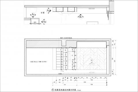 鴻明室內設計 - 施工圖繪製