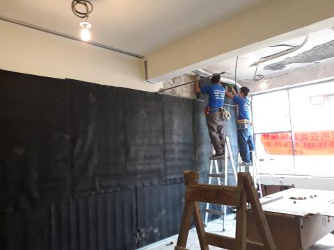 沅泰室內裝潢 - 隔間隔音毯施做
防止噪音。