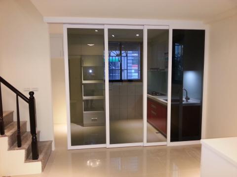 豪廣室內設計工程 - 推拉門作業