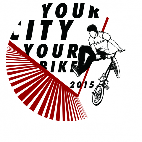 CYAN.C - valen bike-貼紙-插畫設計