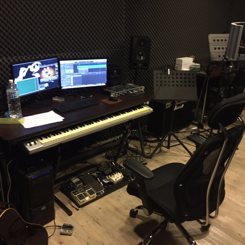 悍客音樂hangout music - 工作室內環境照