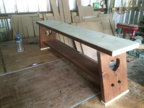 希望木作 - 創意實木矮長椅