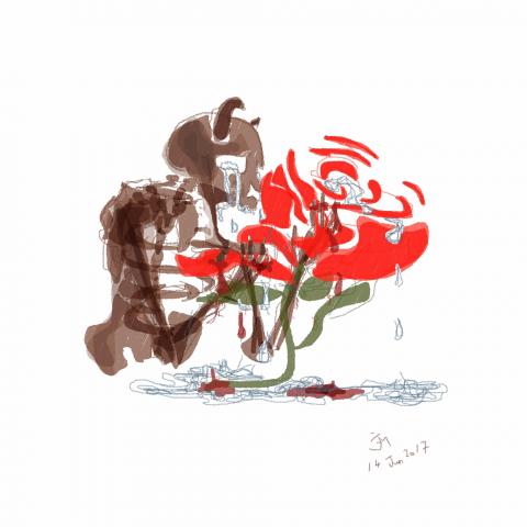 慕先生 - 花5個小時繪製