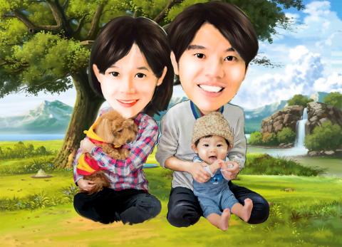 波波工作室 - Q版夫妻