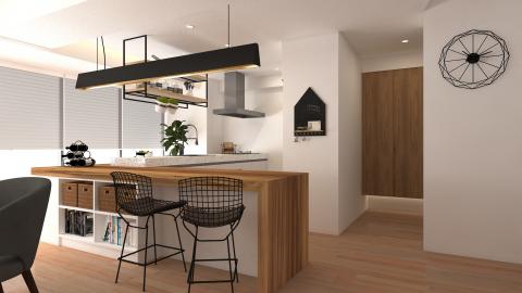 3D效果圖繪製 . 施工圖繪製 - 現代極簡風