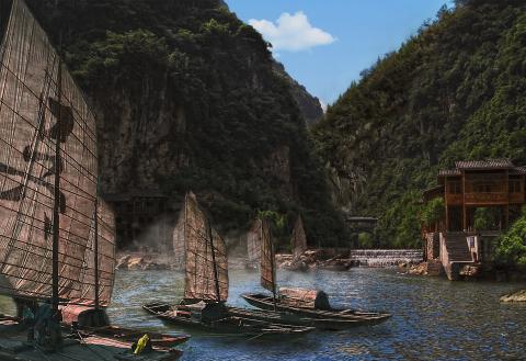 吳昊恩 - 利用素材合成相關所需造景