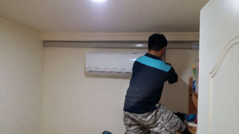 新世界冷氣空調 - 內機銅管美化