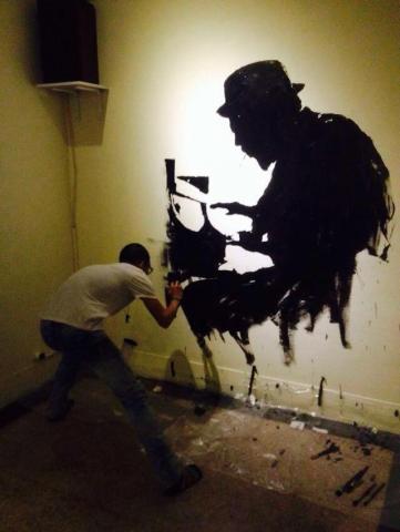 劉宗榮 X 六弄拾號 - 《想想人文空間》-壁畫  2015