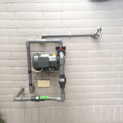 佳源水電居家維修社 - 架設抽水馬達配置定位