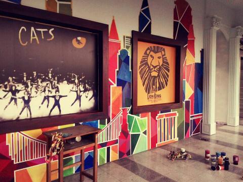 the blackhole Studio - 板橋大觀國中彩繪壁畫