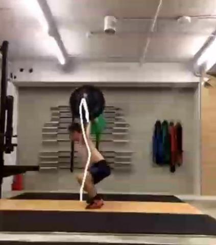 David 建宏 - 舉重動作-抓舉60kg