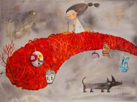 彩繪希望工作室 - 面具。2016北京國際書展入選參展
電影跨界邀約合作