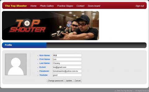 莊昌曄 - Top Shooter - 空氣槍實彈射擊積分版 4-6   < 編輯基本資料>