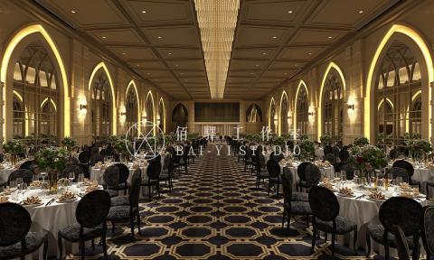 佰驛工作室 - 3D繪圖代工--宴會廳2