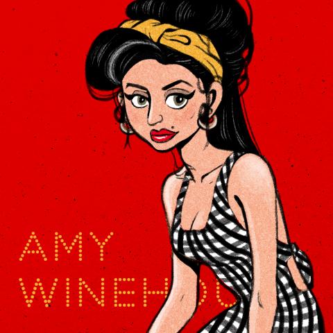 艾力話粉筆 - 插畫/A Tribute to Amy