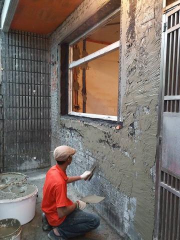 仁祥泥作工程 - 前陽台打底