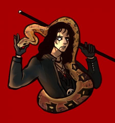 Mᴏᴛʀɪᴄ 角色/插畫狂想 - Alice Cooper
艾利斯·庫柏

真人畫作插畫練習