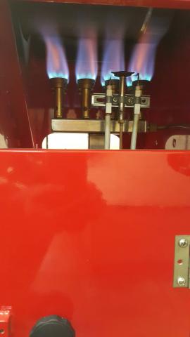 道師傅咖啡烘焙機械工作室 - 落地型，一公斤咖啡烘焙機，雙排火源