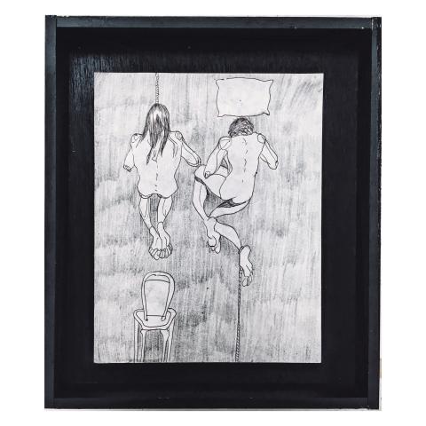 DNTLAMLT_Illustration and Design - 便條紙塗鴉系列，黑白線條插畫