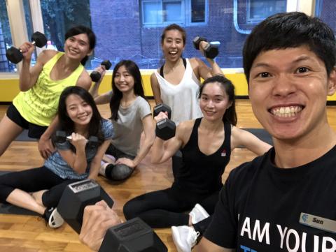 孫健寓Sun - 重訓團課教學