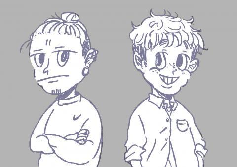 野比 - 角色插圖