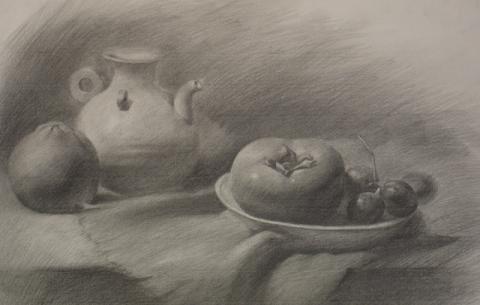 雨三日ART STUDIO - 素描作品 八開