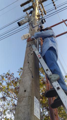 天與 - 安裝監視器系統於馬路十字路口泰國南部-Kola