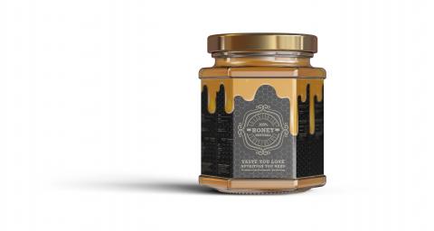 拾號工作室 - 蜂蜜產品標簽設計